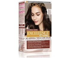L'Oreal „Universal Nudes Excellence Creme 3U“ universalus tamsiai rudas