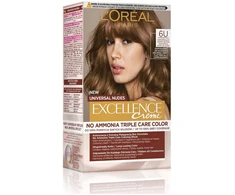 L'Oreal Universal Nudes Excellence Creme pielęgnacyjny krem koloryzujący 6U Uniwersalny Ciemny Blond