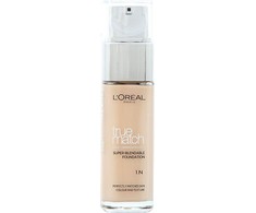 L’Oreal Paris Tiesa rungtynės Super Blizgus fondas N1 Dramblio Kaulo Kranto 30ml