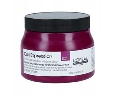 L'Oreal Professionnel Serie Expert Skirtas garbanotiems plaukams Expression Rich Glycerin2.5% + Urea H + Hibiscus Seed plaukų kaukė „Kremas“ intensyviai drėkinanti, 500 ml