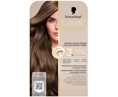L’Oreal Paris SCHWARZKOPF Creme Supreme Farba do włosów odcień 7-42 Cool Ash Light Skirtas šviesiems plaukams