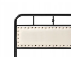 Beliani Metalinė lova BREUILLET 160 x 200 cm juoda