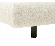 Beliani Lova Boucle SOULISSE 180 x 200 cm, kreminė balta