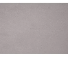 Beliani Dienos lova su stalčiais MARRAY veliūrinė šviesiai pilka 90 x 200 cm