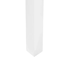 Beliani ASCOUX pristatomoji lova, pušies mediena, 90 x 200 cm, balta