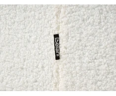 Beliani Reguliuojama lova Boucle DUKE 180 x 200 cm, kreminė balta