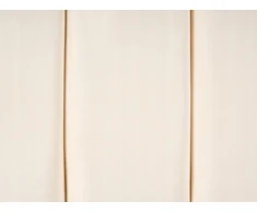 Beliani Lova su suoliuku NOYERS veliūrinė, kreminė balta 180 x 200 cm