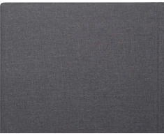 Beliani Lova ALBI 160 x 200 cm pilka