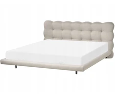 Beliani Lova SOULISSE 180 x 200 cm smėlio spalvos