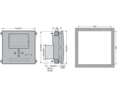 Lovato Electric 100-240V kintamos srovės maitinimo šaltinis 144x144mm (ATL600)