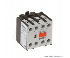 Lovato Electric 4Z pagalbiniai kontaktai BF09...BF150 kontaktoriams, montuojami priekiniame skydelyje BFX1040