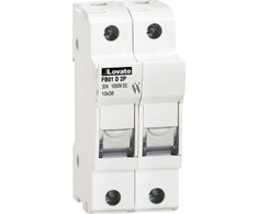 Lovato Electric DC PV saugiklio bazė 2P 32A 1000V 10x38mm FB01D2P