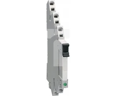 Lovato Electric Elektromagnetinės sąsajos relė su lizdu, 24VAC/DC valdymas, 1C/O, 6A, spyruokliniai gnybtai