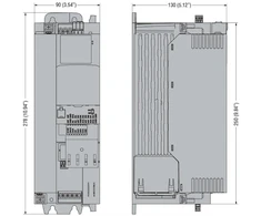 Lovato Electric Trifazis dažnio keitiklis 4kW Uįv=3x400-480V, Uišv=3x400-480V/9,5A EMC filtras (VLB30040A480)