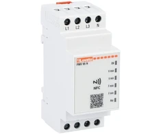 Lovato Electric Įtampos ir dažnio stebėjimo relė 3 fazių tinkluose, daugiafunkcė, su NFC technologija 380-575VAC PMV95NA575NFC