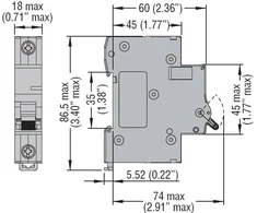 Lovato Electric Jungiklis 1P 6A 10kA C (P1MB1PC06)