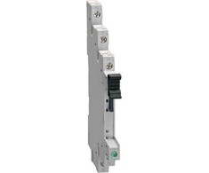 Lovato Electric Lizdas sąsajos relėms, 12...24VAC/DC valdymas, varžtiniai gnybtai, skirti HR101CE012, HR101E024 ir HR20..