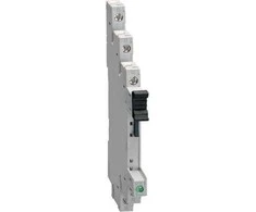 Lovato Electric Lizdas sąsajos relėms, 220..240VAC/DC valdymas, varžtiniai gnybtai, skirta HR101CE060