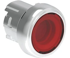 Lovato Electric Metalinis apšviestas mygtukas Ø22 mm, savaime grįžtantis, paslėptas, raudonas LPSBL104