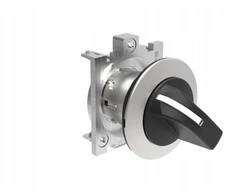 Lovato Electric Metalinis plokščias jungiklis, 3 padėčių negrįžtamasis trumpas rankenėlė, fi30mm LPFS130