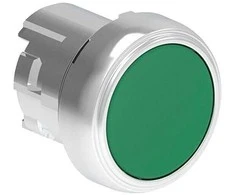 Lovato Electric Metalinis mygtukas, 22 mm skersmens, dengtas, automatinio grąžinimo, žalias LPSB103