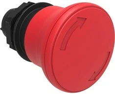 Lovato Electric Vairuokite grybų mygtuką raudoną sukdami (LPCB6344)