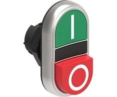 Lovato Electric Dvivietis žalias / raudonas O- ir pats grįžimas / butas (LPCB7223)