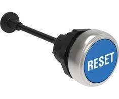 Lovato Electric Mygtukas vairuoti pratęstas mėlyna RESET su savarankiškai grįžti (LPKR1196)