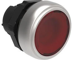 Lovato Electric Raudono mygtuko diskas su apšvietimu (LPCBL104)