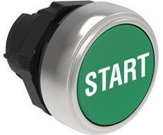 Lovato Electric Žalios spalvos mygtukas START su grįžimu (LPCB1163)