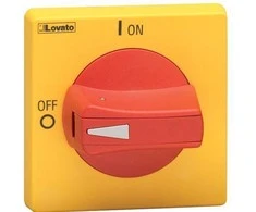Lovato Electric Rankinis įrenginys geltonam jungikliui / raudonam užraktui UL508A (GAX64)