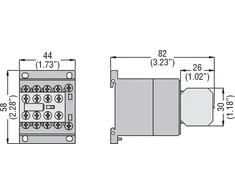 Lovato Electric Pagalbinis kontaktas 4R, montuojamas priekyje (11BGX1004)
