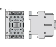 Lovato Electric Sieninis montažas 1Z 1R (BFX1211)