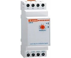 Lovato Electric Skysčio lygio valdymo relė 1P 2,5-50kOhm 220-240V AC LVM20A240