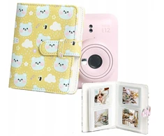 Loveinstant 64x nuotraukų albumas, skirtas „Fujifilm Instax Mini 99 41 12 40 11 Evo Liplay Link“ / „Geltona Bears“