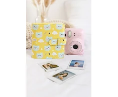 Loveinstant 64x nuotraukų albumas, skirtas „Fujifilm Instax Mini 99 41 12 40 11 Evo Liplay Link“ / „Geltona Bears“
