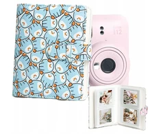 Loveinstant 64x nuotraukų albumas, skirtas „Fujifilm Instax Mini 99 41 12 40 11 Evo Liplay Link“ / „Mėlyna Penguins“