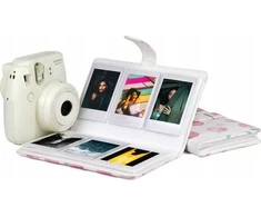 Loveinstant Nuotraukų albumas, 96 nuotraukos, skirtos „Fujifilm Instax Mini 7, 8, 9, 11, 40“ / persikų spalvos