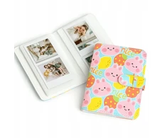 LoveInstant Foto albumas 64x skirtas Fujifilm INSTAX Mini 99 41 12 40 11 EVO LiPlay Link / Rožinis meškiukas - Nice