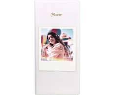 LoveInstant Albumas 64 Menas polaroidinio tipo paveikslėliams / atmintims Baltai