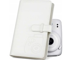 Dėklas LoveInstant Rinkinys 2w1 Futerał Dėklas Do Fuji Instax Mini 11 + Album Baltas