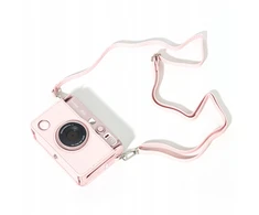 Futeralis LoveInstant Dėklas Dėklas Futerał Case Osłona Krepšys skirta Fujifilm Instax Mini Evo / Rožinis / Horizontalus