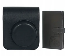 Dėklas LoveInstant Futerał Dėklas Dėklas Do Fuji Fujifilm Instax Mini 41 + Album Na 96 Zdjęć / Juodas