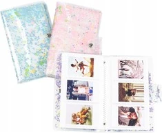 LoveInstant Fujifilm Instax Mini 7 8 9 11 nuotraukų albumas / Mėlyni blizgučiai