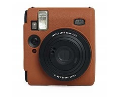 Loveinstant Silikoninis dėklas, skirtas „Fuji Fujifilm Instax Mini 99“, rudas