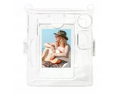 Loveinstant Kietas dėklas, skirtas „Fuji Fujifilm Instax Mini 41“ / permatomas