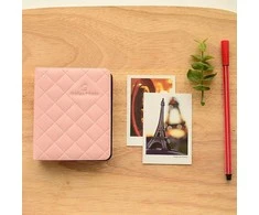 LoveInstant Mini albumas 36 nuotraukoms Fuji Instax Mini 11 / 9 / 8 / 7 / 40 / 90 / dygsniuotas žalias