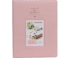 LoveInstant Albumas nuotraukoms 128 vnt., skirtas Fujifilm Instax Mini 9 12 40 11 9 8 Evo Liplay Link / Rožinis