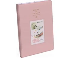 LoveInstant Albumas nuotraukoms 128 vnt., skirtas Fujifilm Instax Mini 9 12 40 11 9 8 Evo Liplay Link / Rožinis