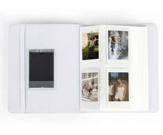 LoveInstant nuotraukų albumas 288 vnt. skirtas Fuji Instax Canon Xiaomi Polaroid HP Kodak ZINK / Langas ant dangtelio / Violetinė